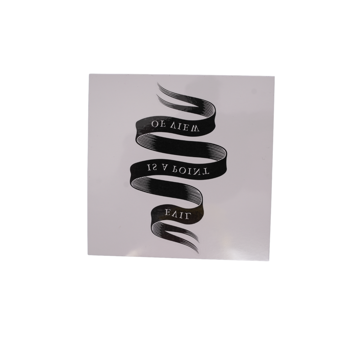 Evil Is A Point Of View Temporary Tattoo
