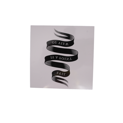 Evil Is A Point Of View Temporary Tattoo