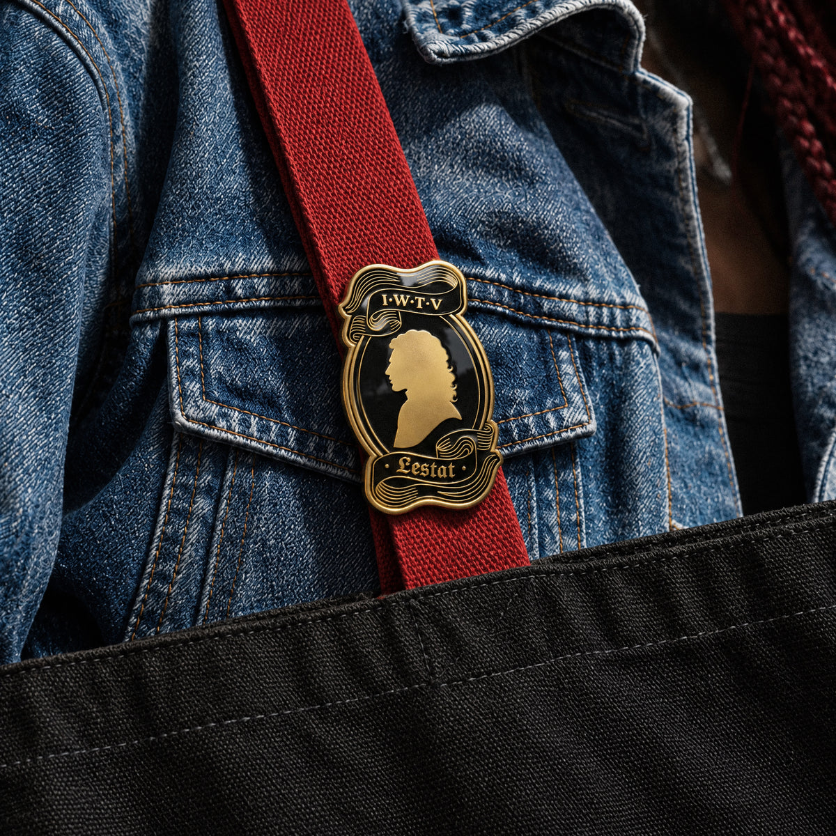 Lestat Cameo Enamel Pin