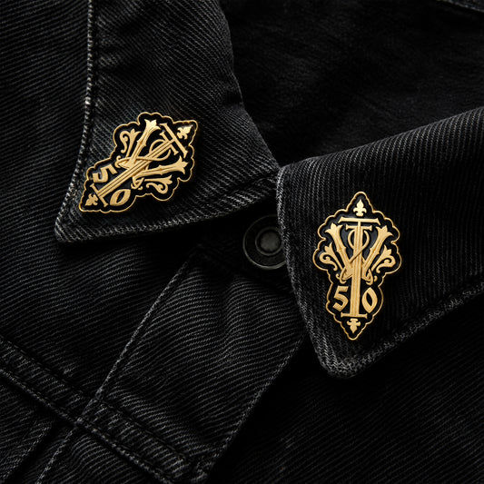 IWTV 50th Anniversary Monogram Enamel Pin