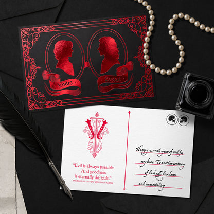 IWTV Louis and Lestat Postcard