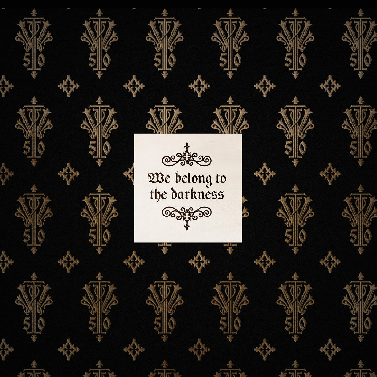 We Belong To The Darkness Temporary Tattoo